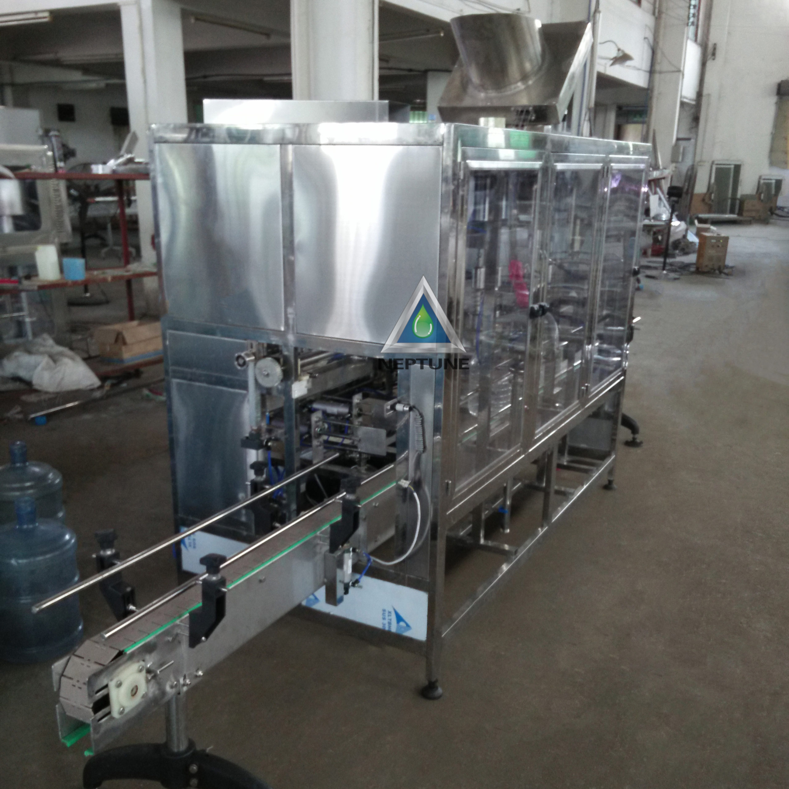 the really 1 gallon 2 gallon monoblock water bottling machine show in our factory