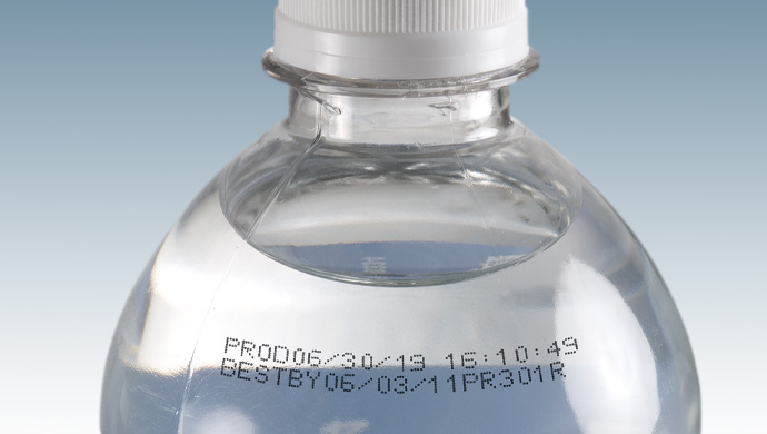 for bottle water neck date printer
