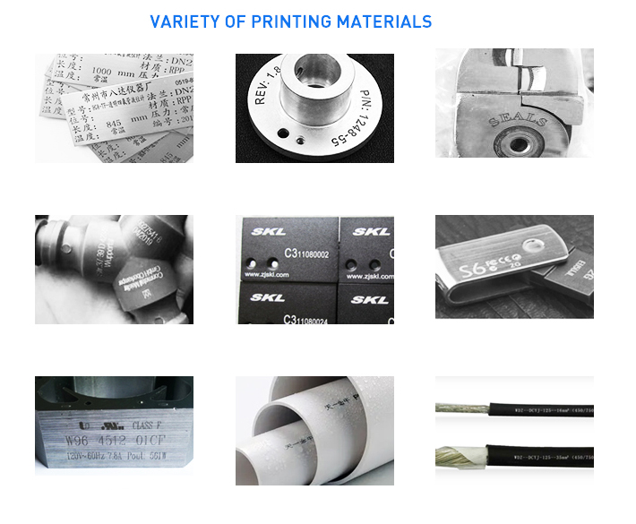 the laser printer can working and laser on these different materials 