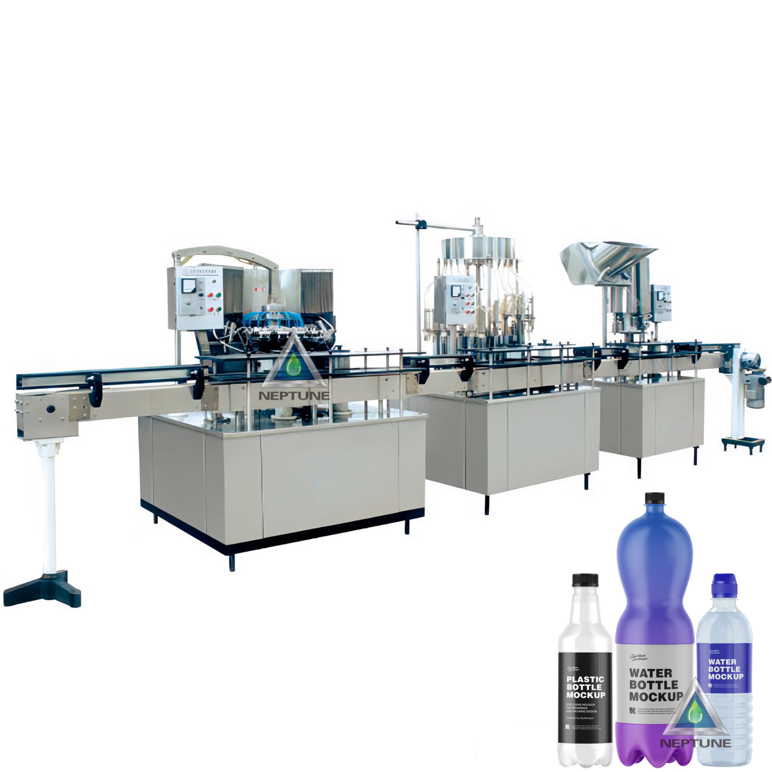 4in1 Semi Bottling Semi Automatic Water Bottling Machine